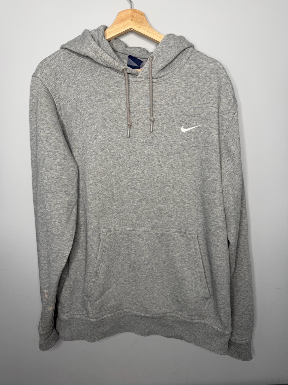 Nike Men’s Gray Pullover Hoodie Sweatshirt X-Large